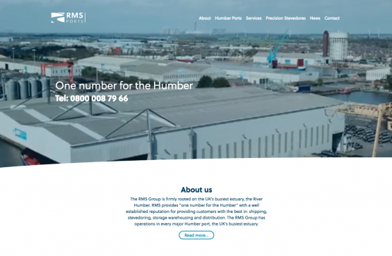 A fresh look for www.rms-humber.co.uk Media
