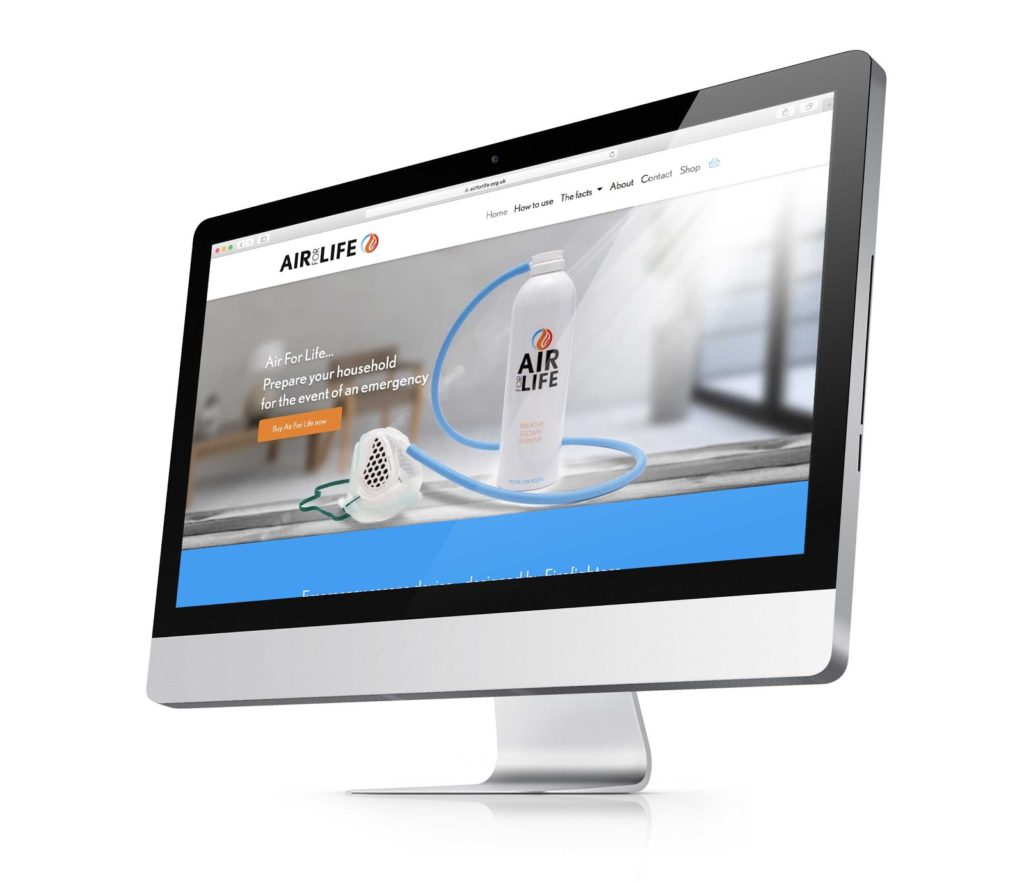 Air for Life Website Branding Design