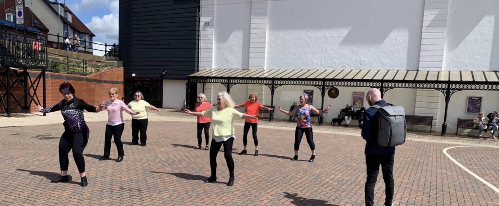 Pre-Recorded Footage of Tap Dancers at Bridlington Spa