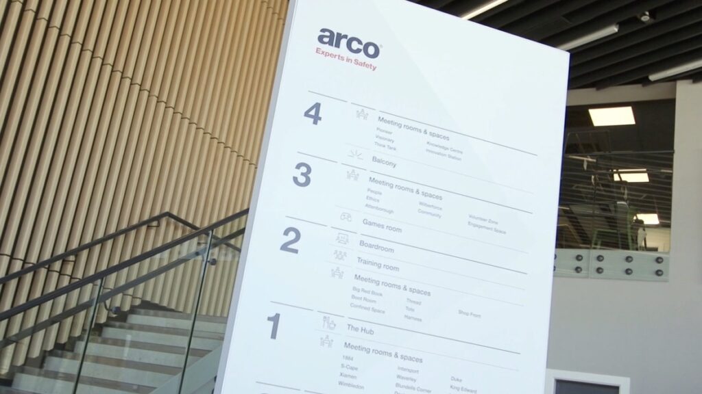 Arco Building Sign