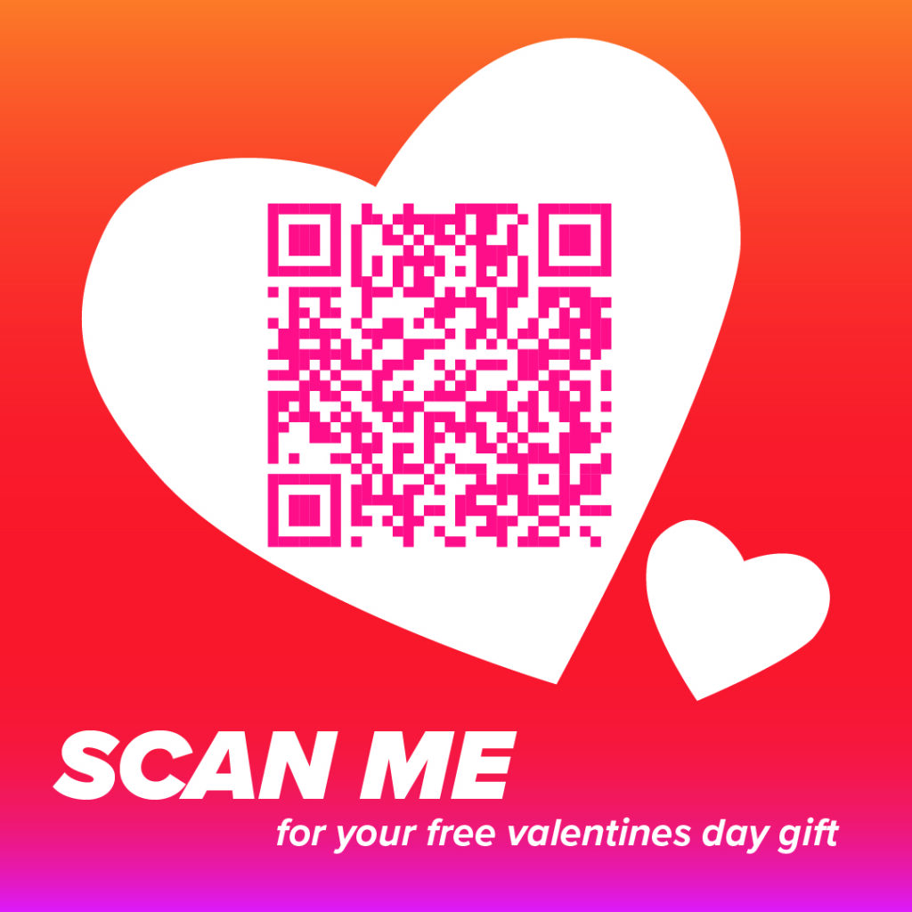 Valentine's Day Augmented Reality QR Code