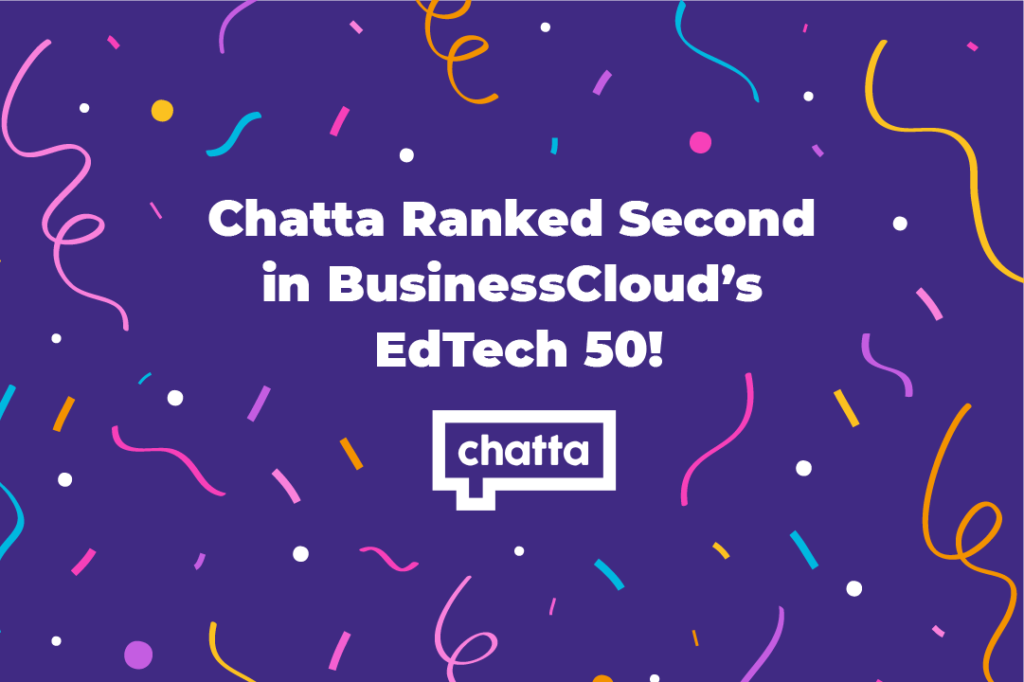 Chatta Ranked Second in BusinessCloud's EdTech 50
