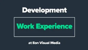 Work Experience at Eon Visual Media