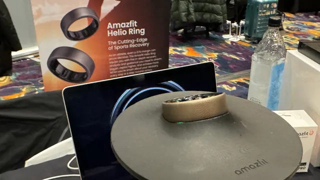 amazfit helio ring at ces tech 2024