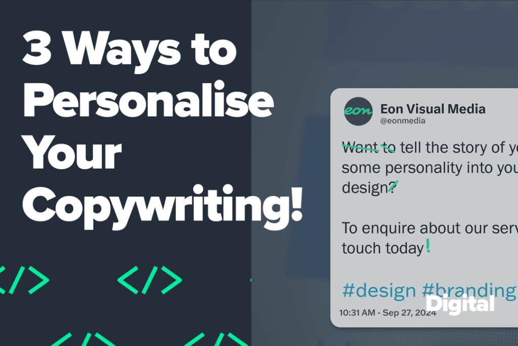 3 ways to personalise your copywriting