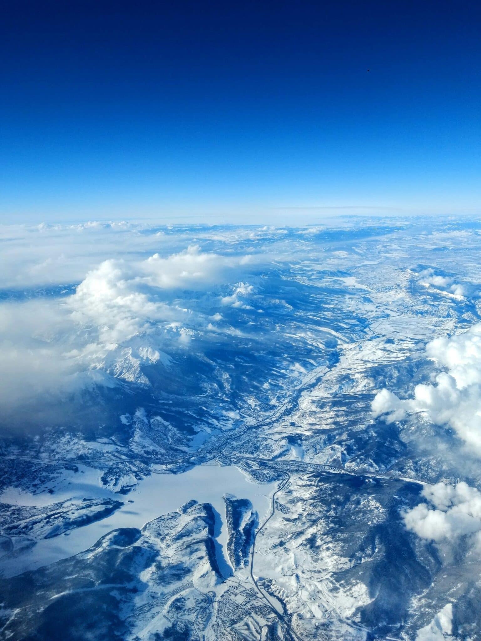 Satellite view of Earth